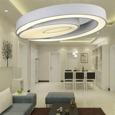 modern minimalist oval led ceiling light,living room bedroom balcony child room lighting,66*40cm 36w high power household led [modern-style-5659]