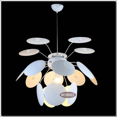 modern white pendant light, designer lamp demark louis poulsen ph artichoke lamp, suspension pendant light [pendant-light-7234]