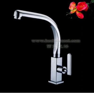 one hole and cold water brass kitchen faucet
