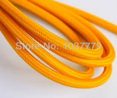 -selling competitive price of yellow fabric pendant lamp cable