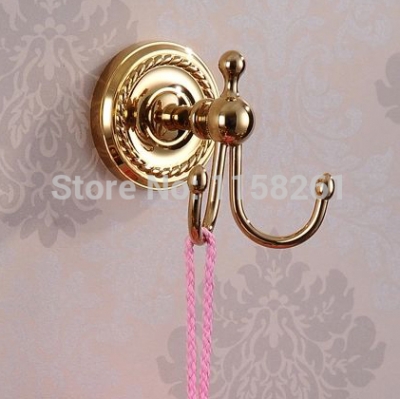selling robe hook,clothes hook,solid brass construction with golden finish,bathroom accessories bath hardware hj-1301k [robe-hook-amp-rows-of-hook-7371]