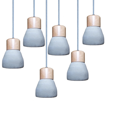 the european natural style restoring ancient ways cement droplight [pendant-lights-7364]