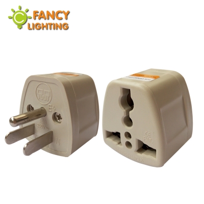usa standard conversion plug adaptor for travel essential change over plug 3 cylinders adapter [lamp-holder-converter-935]