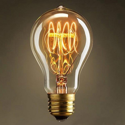 vintage edison bulb incandescent bulb a19 e27 40w ac 110v/220v retro style light for living room bedroom bar