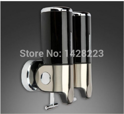whole and retail wall mounted bathroom stainless steel double box soap dispenser 1000ml [soap-dispenser-7888]