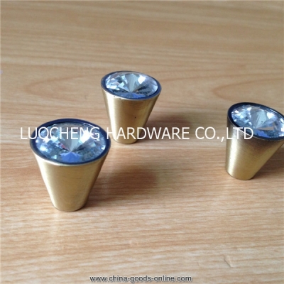 10pcs/ lot 21mm antique brass crystal knob drawer knob glass knobs furniture knobs chrome finish