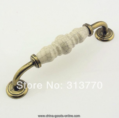 128mm ceramic bedroom furniture handles closet cupboard door handle [Door knobs|pulls-228]