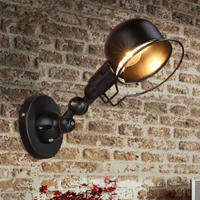 2015 unique vintage industrial american iron bedroom rotatable wall lamp europe creative led characteristic corridor wall lamp