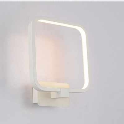 2016 post - modern simple led aluminium rectangle wall lamp led lighting wall lamp for bedroom porch [modern-style-8023]