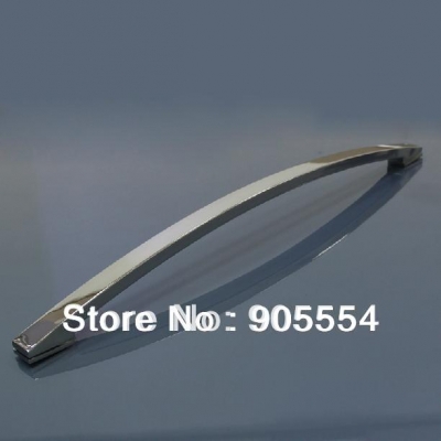 400mm chrome color 2pcs/lot 304 stainless steel cupboard glass door handles