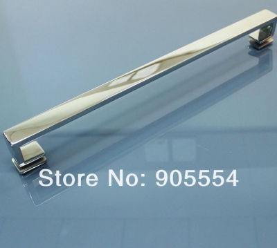 550mm chrome color 2pcs/lot 304 stainless steel glass door handle