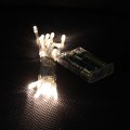 5pc new year! white 3m 30 battery operated led string light for xmas christmas lights decoration holiday party