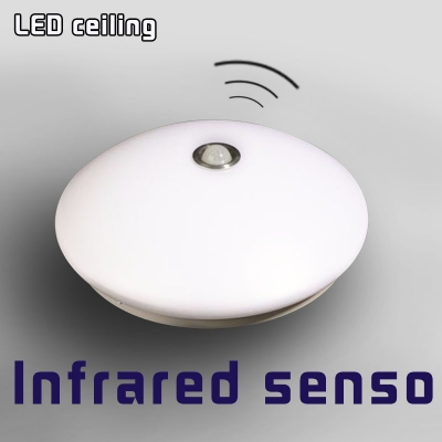 ac 110 v-260 v led ceiling light whit motion sensor ceiling fixture lamp of infrared switch for hallway infrared induction lamp [pir-sensor-ceiling-lamp-4986]