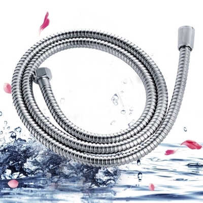 bathroom replacement anti-twist shower hose 1.35m flexible stainless steel chrome shower head bathroom water hose