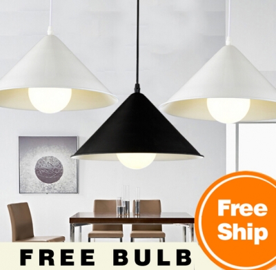 bulb ly modern minimalist creative personalized lamps geometry hypotenuse cone pendant lamp [modern-7221]