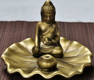ceramic buddha incense burner 12*12*8cm home decor buddha craft incense cone xyz-81