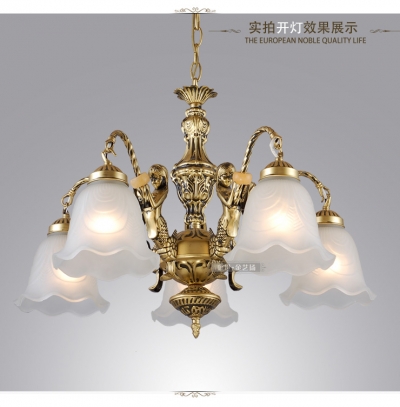 chandelier fashion classical bronze color antique vintage lighting merlons living room chandelier light study light