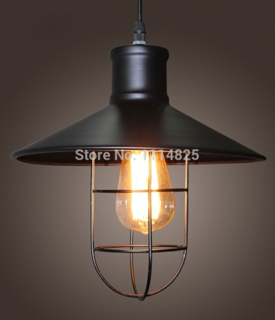 d28cm x h27cm vintage edison pendant light loft creative personality industrial pendant light for coffee bar lighting ac90-260v [pendant-light-3546]