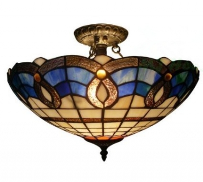 dia.40cm europe style ceiling lamp shade home decor lighting living room, [glass-lamp-1140]