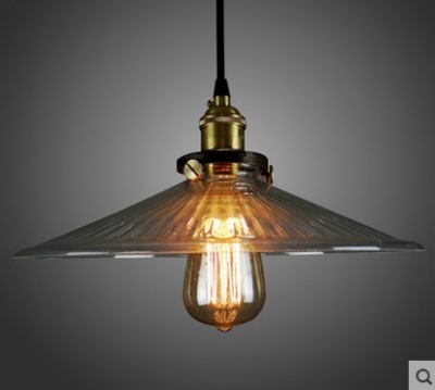 edison loft style vintage pendant lights industrial lighting with glass lampshade, luminaire lustres de sala teto pendente