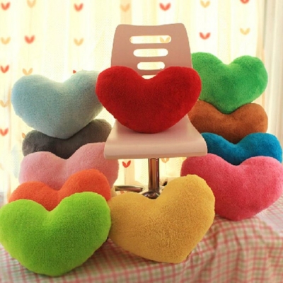 home decoration cushion pillow creative heart shape solid plush pp cotton almofada emoji pillow cojin cushions colorful pillows [pillow-4041]