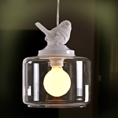 little bird single head pendant light lamp europe style g95 bulb pendant light ac 220v [pendant-light-3554]