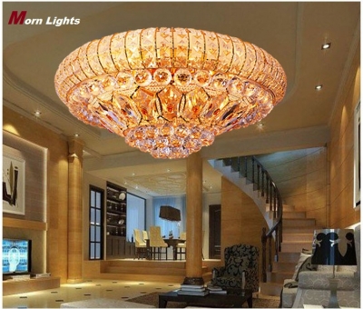 luxury crystal light ceiling modern for living room lights ceiling light staphyloccus led lamps circle lighting [crystal-ceiling-lights-2094]