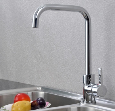 new arrival chromed brass kitchen mixer faucet [kitchen-faucet-4131]