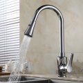 polished chrome pull out kitchen sink faucet single handle & cold water kitchen mixer tap gyd-5102l