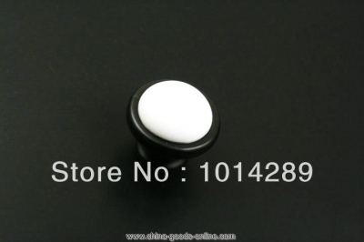 white ceramic cabinet knob [Door knobs|pulls-2589]