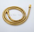 whole and retail gold-plate stainless steel 59-inch shower hose 150cm