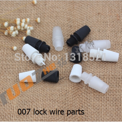 wire lock (100pcs/lot ) mixed batch plastic cable strain relief wire clamp cable grip wire clip [lighting-accessories-3074]