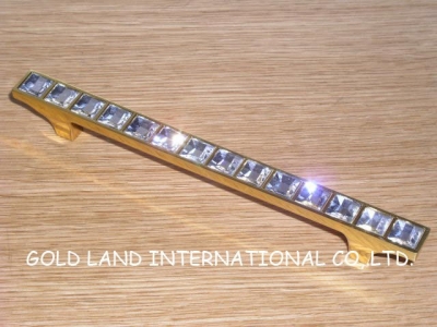 128mm k9 crystal glass zinc alloy furniture handles drawer handles & cabinet handles