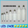 1pcs epacket ultra bright led corn light e27 e14 b22 smd5050 85-265v 5w 7w 12w 15w 20w 30w 40w led bulb 360 degree lighting lamp