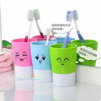 2 pieces / lot plastic tooth mug, tooth glass, tooth brushing cup [others-6755]