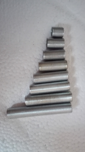 200pcs/pack 10mm/15mm/20mm/25mm/30mm/35mm/40mm/45mm/50mm thread rod screw tubes