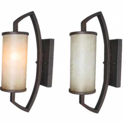 2015 american nolstagic painted iron led wall lamp europe industry frosted glass wall lamp [american-style-7943]