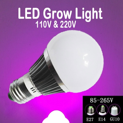 6w,10w,14w led grow light e27, e14, gu10 bulb lamp full spectrum for plants vegs garden horticulture and hydroponics grow/bloom [led-grow-lights-7315]