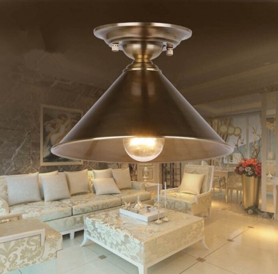 american copper balcony aisle ceiling lamp simple industry retro corridor restaurant ceiling light [ceiling-lamp-3906]