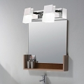 artistic stainless steel plating modern led bathroom mirror light ,led wall lamp wall sconce arandelas