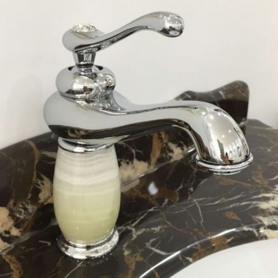 chrome finish single lever basin faucet deck mount bathroom sink mixer tap faucet for bathroom torneiras xkw-6006 [chrome-bathroom-faucet-1763]