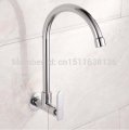 contemporary chrome brass kitchen cold water faucet single handle wall mounted