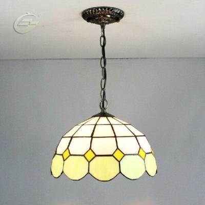 dia.30cm mediterranean handmade glass bar light fixtures decoration pendant lamps