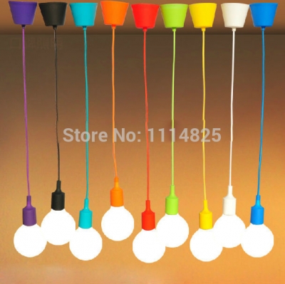 e27 bulb socket lamp holder base light fixture base pendant light lamp silicone holder whole [pendant-light-3449]