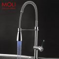 kitchen faucet led pull out water powered led light kitchen tap mixer
