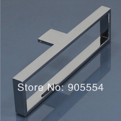 l40mm chrome color 2pcs/lot 304 stainless steel bathroom glass door handle