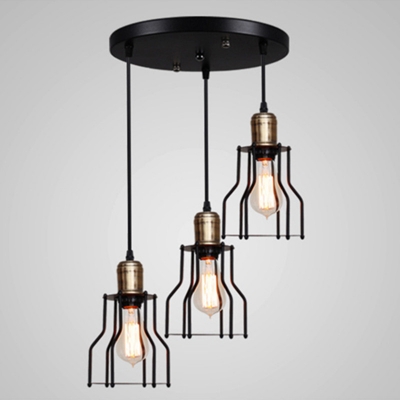 new design metal lamp cage copper lamp holder cages vintage pendant light pendant light bulb antique lamp [pendant-lights-4103]