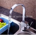 new designed chrome brass kitchen faucet vessel sink mixer tap deck mounted