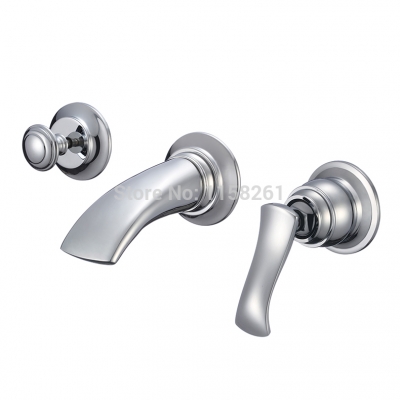 wall mount chrome bathroom basin sink faucet one handle solid brass chrome finish cold water mixer tap with strainer 315-a