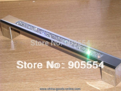 160mm d24mm 2015 new style k9 crystal glass cabinet drawer furniture handle pull handle